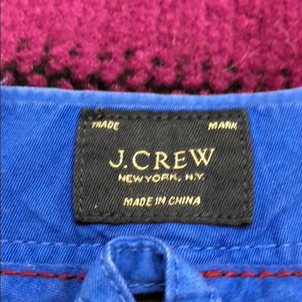 J crew royal blue chino pants